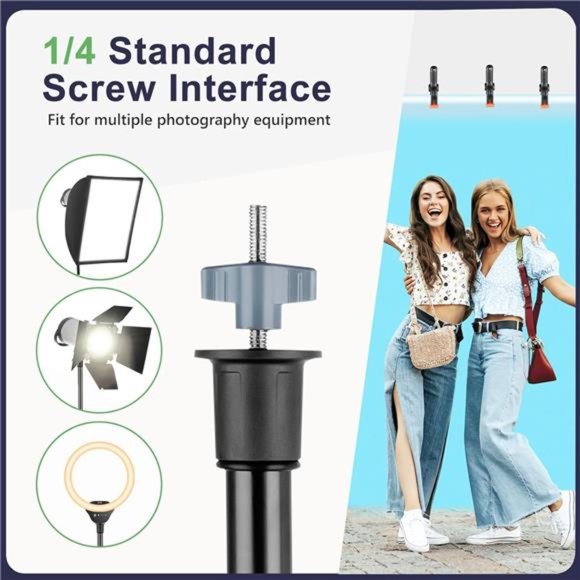 Backdrop Stand, 8.5x10Ft Adjustable Photo Backdrop Stand Kit with 4 Crossbars - Picture 6 of 8